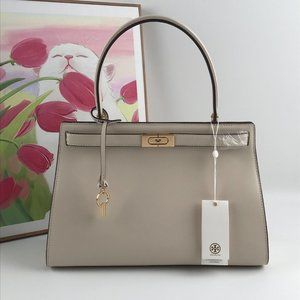 New Tory Burch Lee Radziwill Small Leather Shoulder Bag
